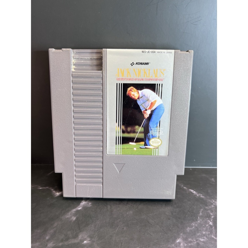 Jack Nicklaus Greatest 18 Holes Major Championship Golf‎ Nintendo NES Cartridge